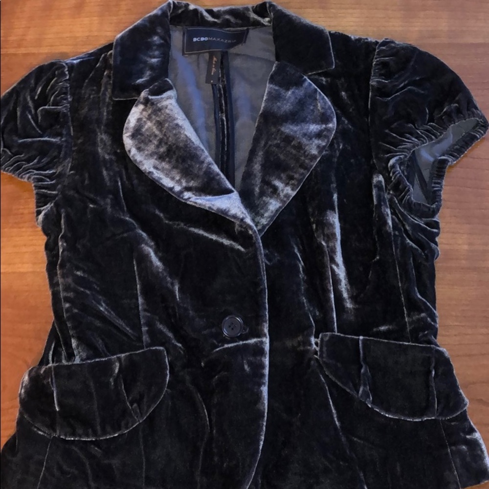 BCBG velvet short jacket